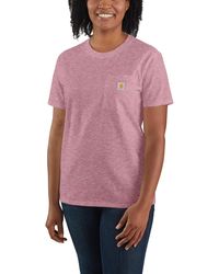 Carhartt - Rundhalsshirt WORKW POCKET /S T-SHIRT 103067 (1-tlg) - Lyst