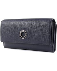 Mandarina Duck - Mellow Leather Wallet with Flap L Dress Blue - Lyst