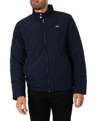 GANT - Water-Repellent Quilted Jacket - Lyst