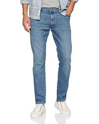 Wrangler Larston Jeans Slim Uomo - Blu