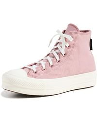 Converse - CTAS Lift HI Rosa 39 - Lyst