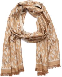 Michael Kors - Mk Charm Colorblocked Lws Scarf - Lyst