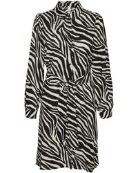 Vero Moda - Vmteagan L/s Abk Shirt Dress Wvn Btq Ga - Lyst