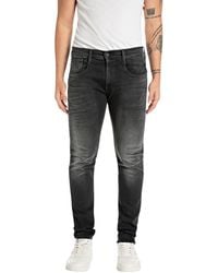 Replay - Anbass Hyperflex Dust Jeans - Lyst