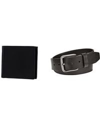 Fossil - Uomo Ingram Portafoglio in pelle nera e cintura Brody - Lyst