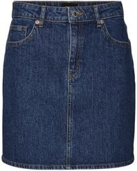 Vero Moda - VMTESSA HR Short DNM Skirt Mix GA NOOS - Lyst