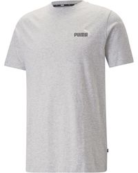 PUMA - ESS+ 2 Col Small Logo Tee t-Shirt - Lyst