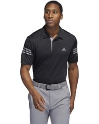 adidas - 3-stripes Golf Polo Shirt - Lyst