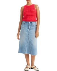 Levi's - High Rise A-line Decon Skirt - Lyst
