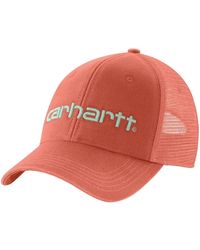 Carhartt - Canvas Mesh-Back Logo Graphic Cap - Lyst