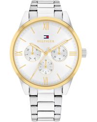 Tommy Hilfiger - Reloj Analógico de Cuarzo Multifunción para Mujer con Correa de Acero Inoxidable Plateada - 1782744 - Lyst