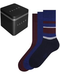 FALKE - Happy Box Uni 3-pack M So Cotton Plain 3 Pairs Socks - Lyst