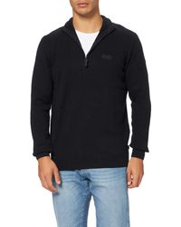 Superdry - Vintage Emb Cotton Henley Pullover Sweater - Lyst