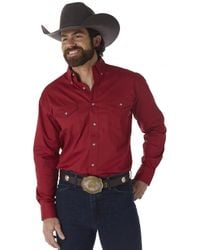 Wrangler - Big And Tall Big & Tall Painted Desert Long Sleeve Button Shirt - Lyst