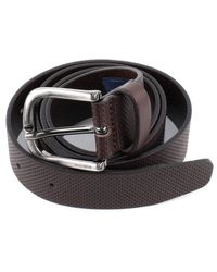 Tommy Hilfiger Micro Embossed Belt 3.5 W95 Testa Di Moro - Schwarz