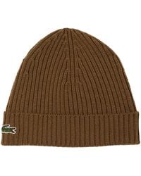 Lacoste - Rb0001 Beanie - Lyst