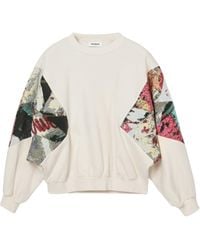 Desigual - Knit Sweat Long Sleeve Sudadera - Lyst