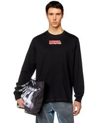 DIESEL - _t-just-ls-k2 Magliet_shirt_black_l - Lyst