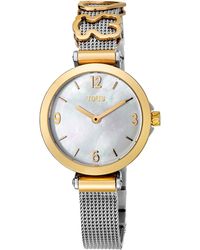Tous - Watches icon Charms Uhr analog Quarzwerk mit Edelstahl Armband 700350165 - Lyst