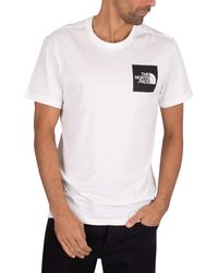 The North Face - M S/S Fine T-Shirt à ches Courtes pour - Lyst