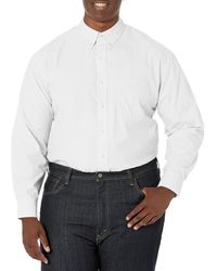 Izod - Performance Natural Stretch Solid Long Sleeve Shirt - Lyst