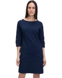 Betty Barclay - Casual-Kleid mit Knöpfen dunkelblau,44 - Lyst