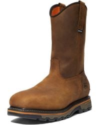 Timberland - True Grit Pull On Composite Safety Toe Waterproof Industrial Western Work Boot - Lyst