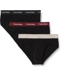 Calvin Klein - Hip Briefs Stretch Cotton Pack Of 3 - Lyst