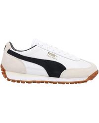 PUMA - Womens Easy Rider Mix Lace Up Sneakers Shoes Casual - White, White, 6 Uk - Lyst