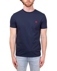 Timberland - Shirt uomo slim con logo - Taglia - Lyst