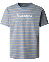 Pepe Jeans - Striped Eggo T-Shirt - Lyst