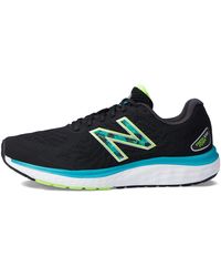New Balance - Mens 680 V7 Running Shoe 7 X-wide Black/electric Teal/pixel Green - Lyst
