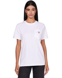 Carhartt - Plus Size Wk87 Workwear Pocket Short Sleeve T-shirt - Lyst