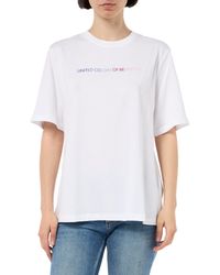 Benetton - 3bl0d1081 T-shirt - Lyst