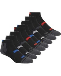 Black PUMA Socks for Men | Lyst