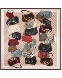 Liu Jo - Foulard check La Puffy 120 naturale C25LJ08 2F4103 T0300 BEIGE - Lyst