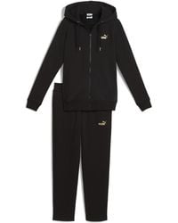 PUMA - Metallic joggingpak Met Capuchon Voor - Lyst