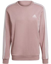 adidas - Essentials French Terry 3-stripes Capuchontrui Voor - Lyst