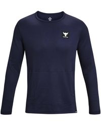 Under Armour - Project Rock Waffle Crew Shirt Long Sleeve Top - Lyst