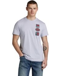 G-Star RAW - Multi Badge T-shirt - Lyst
