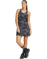 adidas - Floral Graphic Single Jersey Dress Vestito - Lyst