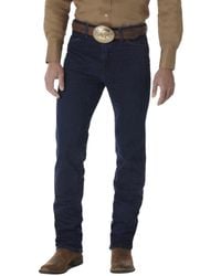 Wrangler - Cowboy Cut Slim Fit Jean,dark Stone,36x30 - Lyst