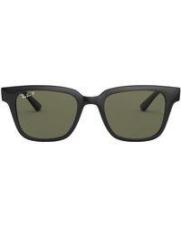 Ray-Ban - Rb4323f Asian Fit Square Sunglasses - Lyst