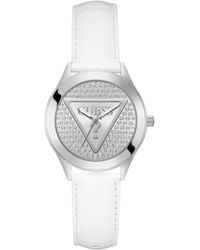 Guess - Orologio Analogico al Quarzo Donna con Cinturino in Pelle GW0745L3 - Lyst