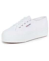 Superga - 2790 Linea Up And Down S Flatform Trainers 3 Uk White - Lyst
