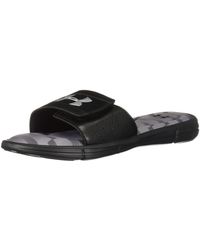 under armour leather sandals