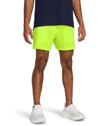 Under Armour - Launch 5" Shorts Cyber Silica Reflective - Lyst