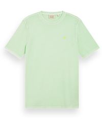 Scotch & Soda - Garment Dye Logo Crew T-shirt - Lyst