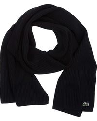 echarpe lacoste noir