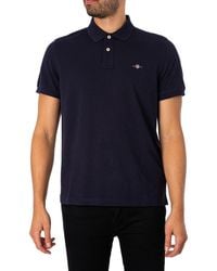 GANT - REG SHIELD SS PIQUE POLO - Lyst